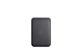 Coque et étui téléphone mobile Apple Porte-cartes en tissage fin pour iPhone avec MagSafe - Noir