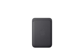 Porte-cartes en tissage fin pour iPhone avec MagSafe - Noir