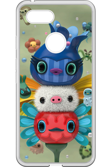 Coque et étui téléphone mobile Bigben Coque pour Google Pixel 3 - Hiroshi Yoshi
