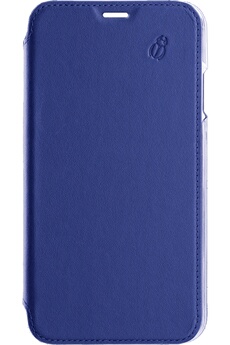 Coque et étui téléphone mobile Beetlecase Crystal Luxury Folio Iphone 13 Bleu