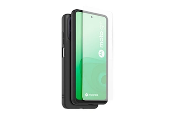 Casr - Coque noire + Protège écran pour Moto G24/G04/G04S/E14
