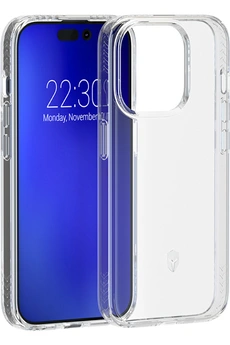 Coque et étui téléphone mobile Forcecase Coque renforcée iPhone 15 Pro Max PULSE - transparent