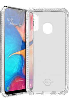 Coque et étui téléphone mobile Itskin Coque Spectrum transparente pour Galaxy A20e