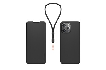 Coque et étui téléphone mobile Made For Xiaomi Etui folio Noir avec dragonne amovible pour Xiaomi Re