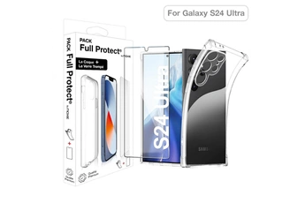 Moxie - Pack protection écran + coque Galaxy S24 Ultra