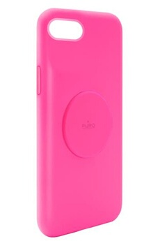 Puro Coque smartphone Cover "ICON FLUO" silicone rose fluo/fushia iPhone 6/7/8 /SE