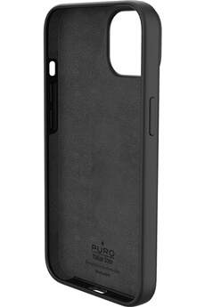 Puro Coque Apple iPhone 14 Silicone Icon Compatible MagSafe Noire