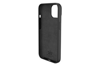 Puro - Coque et étui téléphone mobile Puro Coque Silicon Icon IP14 Pro Max Noir
