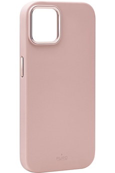 Coque et étui téléphone mobile Puro Coque en silicone Icon MagSafe iPhone 15 - rose