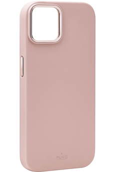 Coque et étui téléphone mobile Puro Coque en silicone Icon MagSafe iPhone 15 Plus - rose