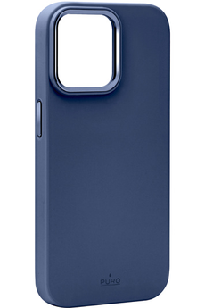 Coque et étui téléphone mobile Puro Coque en silicone Icon MagSafe iPhone 15 Pro - bleu ciel