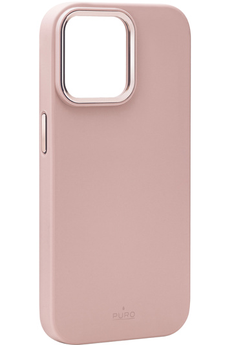 Coque et étui téléphone mobile Puro Coque en silicone Icon MagSafe iPhone 15 Pro - rose