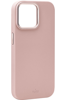 Coque et étui téléphone mobile Puro Coque en silicone Icon MagSafe iPhone 15 Pro Max - rose