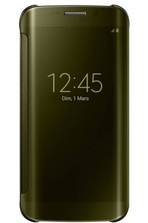 coque clear view galaxy s6 edge coque clear view galaxy s6 edge