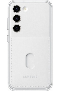 Coque et étui téléphone mobile Samsung Coque avec cadran renforcé S23 Blanc