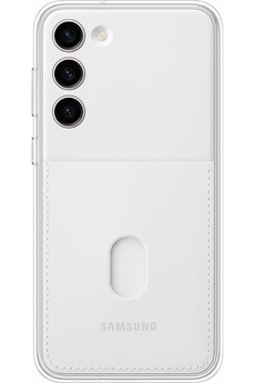 Coque et étui téléphone mobile Samsung Coque avec cadran renforcé S23+ Blanc