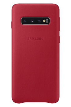 Samsung Rouge Coque Cuir Pour Galaxy S10