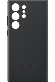 Samsung - Coque et étui téléphone mobile Samsung Coque en cuir S23 Ultra Noir
