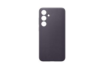 Coque et étui téléphone mobile Samsung Coque en cuir Végan pour Galaxy S24+ Violet Foncé