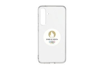 Coque transparente pour Galaxy A55 ''Flamme Paris 2024''