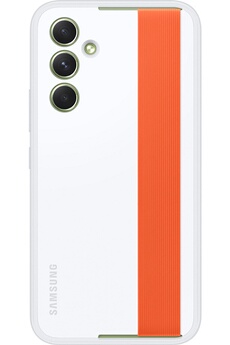 Samsung - Coque et étui téléphone mobile Samsung Coque renforcee avec laniere Galaxy A54 5G Blanc
