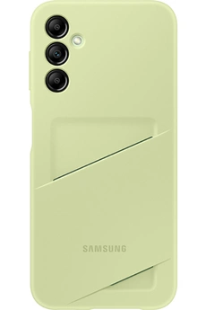 Coque et étui téléphone mobile Samsung Coque avec porte-carte Galaxy A14 Vert Clair