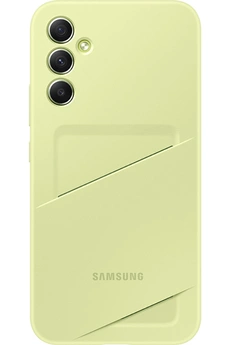 Coque et étui téléphone mobile Samsung Coque avec porte-carte Galaxy A34 5G Vert Clair