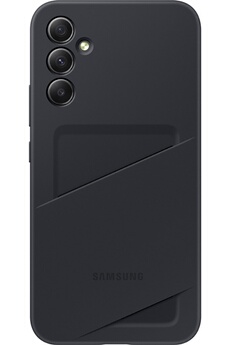 Coque et étui téléphone mobile Samsung Coque avec porte-carte Galaxy A34 5G Noir