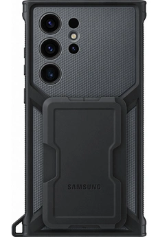 Samsung - Coque et étui téléphone mobile Samsung Coque Renforcée support amovible S23 Ultra Gris