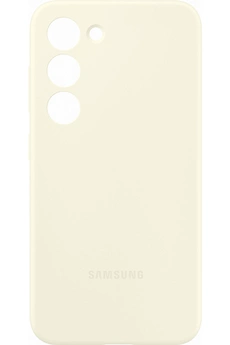 Coque et étui téléphone mobile Samsung Coque Silicone S23 Blanc
