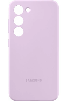 Coque et étui téléphone mobile Samsung Coque Silicone S23 Lilas