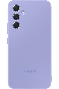 Coque et étui téléphone mobile Samsung Coque Silicone Galaxy A54 5G Violet