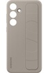 Samsung Coque silicone avec lanière pour Galaxy S24+ Taupe photo 2
