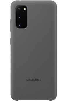 Coque Silicone Grise Samsung Galaxy S20 - Souple TPU Design Sobre - Alpexe France