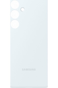 Coque et étui téléphone mobile Samsung Coque Silicone pour Galaxy S24+ Gris Clair