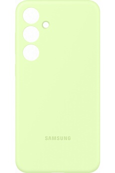 Coque et étui téléphone mobile Samsung Coque Silicone pour Galaxy S24+ Vert Clair