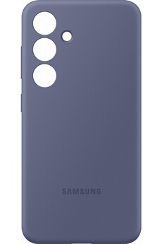 Coque et étui téléphone mobile Samsung Coque Silicone pour Galaxy S24 Violet