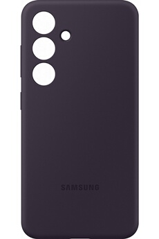 Coque et étui téléphone mobile Samsung Coque Silicone pour Galaxy S24 Violet foncé