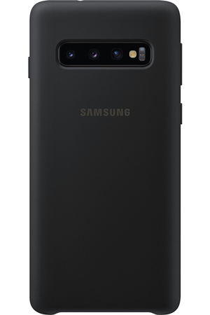 Coque et étui téléphone mobile Samsung Coque Silicone ultra fine pour Samsung Galaxy S10 Noir