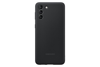 Samsung Coque Silicone S21+ Noir - Protection Optimal et Prise en Main Confortable