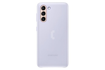 Coque et étui téléphone mobile Samsung Coque Smart LED S21 Violet