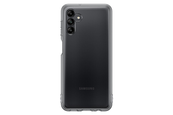 Coque et étui téléphone mobile Samsung Coque Transparente/Noir pour Samsung A04s