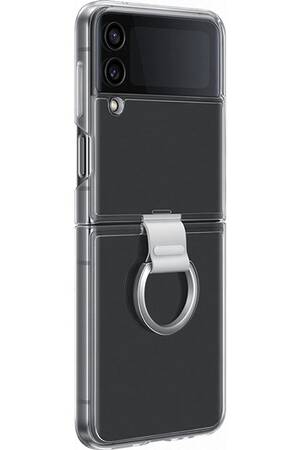 Coque et étui téléphone mobile Samsung Coque transparente avec anneau Pour Galaxy Z Flip4