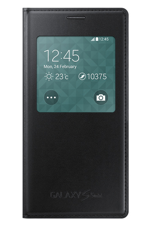 Étui Clear Cover Noir pour Samsung Galaxy S5 Mini