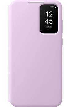 Coque et étui téléphone mobile Samsung Etui Smart S View pour Galaxy A35 5G Lavande