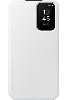 Coque et étui téléphone mobile Samsung Etui Smart S View pour Galaxy A55 5G Blanc