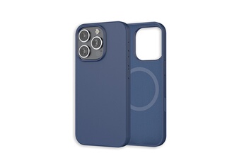 Wefix - Coque Silicone avec MagSafe pour iPhone 16 Pro - Bleu
