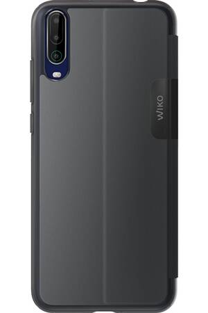 Coque WIKO View 4 Lite, étui Folio Smart Smoked Bleen (fumé/bleu) - Protection Fine