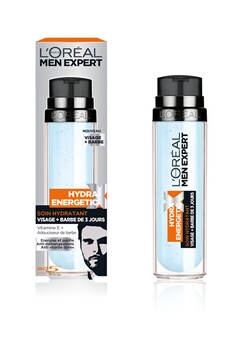 Accessoire beauté L'oreal Paris SOIN MEN HYDRA ENERGETIC X VISAGE + BARBE 3 JOURS