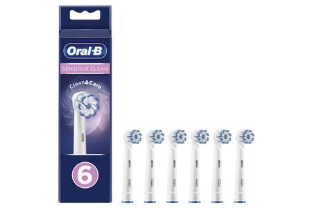 Accessoire dentaire Oral B Oral-B brossettes Sensitive Clean Mega X6